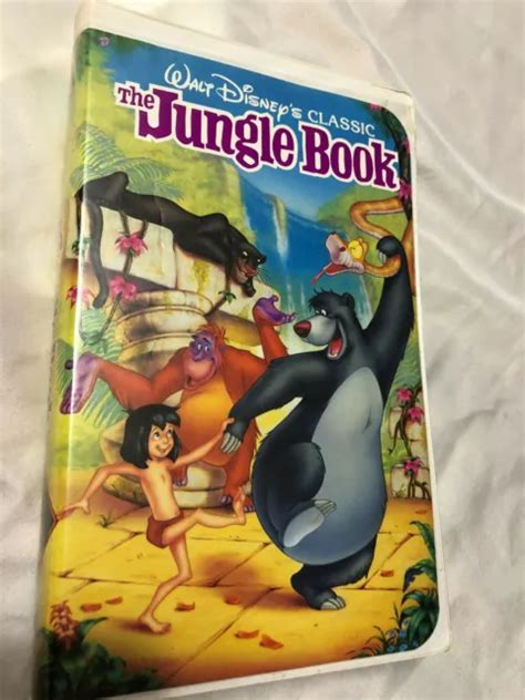 Walt Disney Classic The Jungle Book Black Diamond Vhs Clamshell Picclick