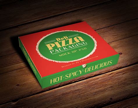 Free Pizza Box Packaging Mock Up Psd File Designbolts