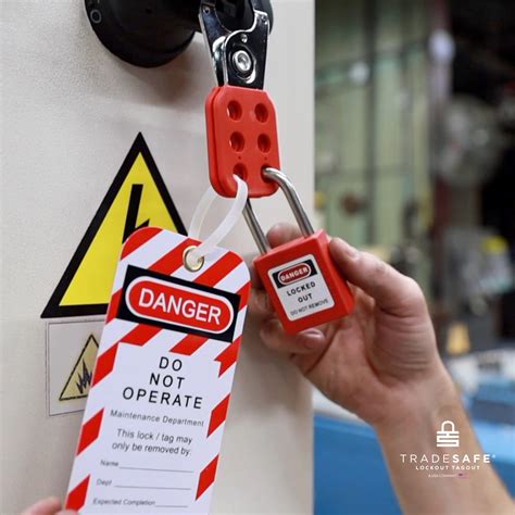 Buy Tradesafe Electrical Lockout Tagout Kit Hasps Clamp On And