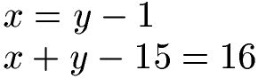 Um die anzahl der lösungen einer linearen gleichung zu bestimmen, existieren lösungskriterien beispiel für ein gleichungssystem mit einer matrix in zeilenstufenform, die besagt, daß es nur die triviale lösung gibt Einsetzungsverfahren: Lineare Gleichungssysteme