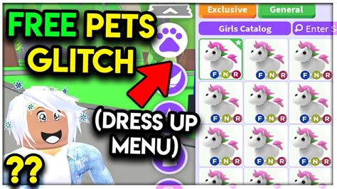 Check out free pets!! adopt me!. *SECRET* MENU FOR FREE NEON LEGENDARY PETS EXPOSED ...