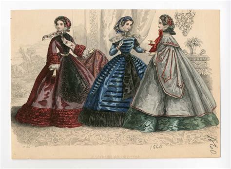 Goddard, lithography by britton & rey, and printed by snow & may, 1868. Women 1860-1861, Plate 022 in 2020 | Historical fashion ...