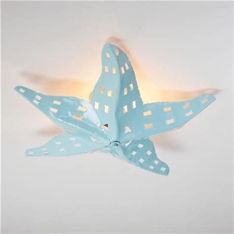 Flush mount lighting is lighting that installs directly against the ceiling. Starfish Ceiling Light | Beach theme bathroom, Metals and ...
