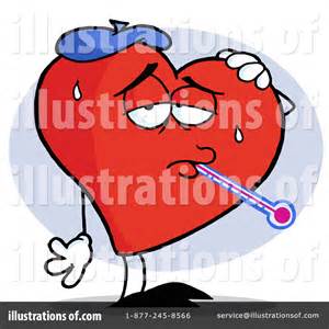 Sweating Sad Heart Emoji Stock Vector Royalty Free Clip