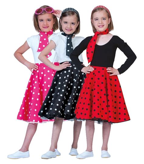 Falda rock'n roll negra mujer: Falda Rock infantil - Disfraces Maty