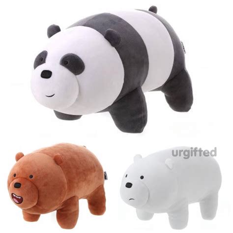 We Bare Bears Plush Stuff Stuffed Toy Miniso Standing Shopee