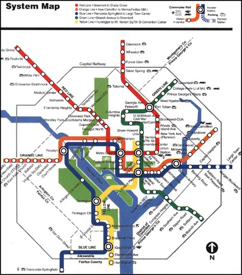 Printable Dc Metro Map Printable Blank World