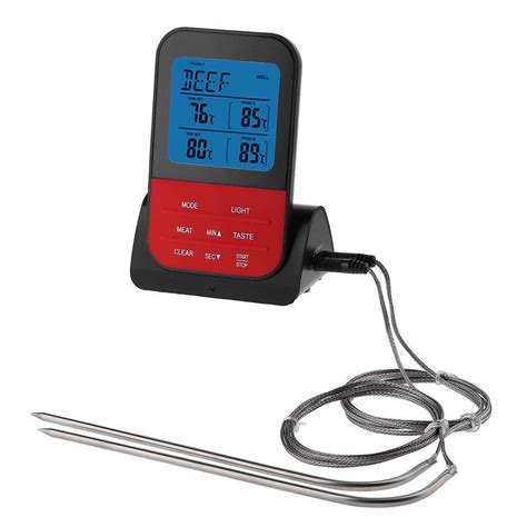 Wireless Waterproof Bbq Thermometer Digital Cooking Meat Food Oven