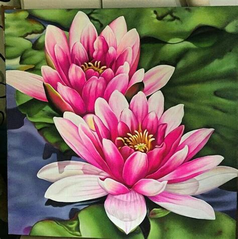 Fantastis 16 Lukisan Bunga Teratai Di Tasik Gambar Bunga Indah