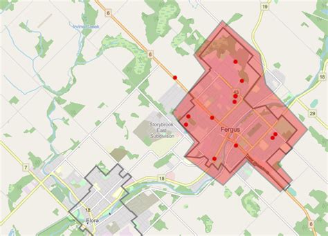 Power Knocked Out To Most Of Fergus Update Power Restored Guelph News