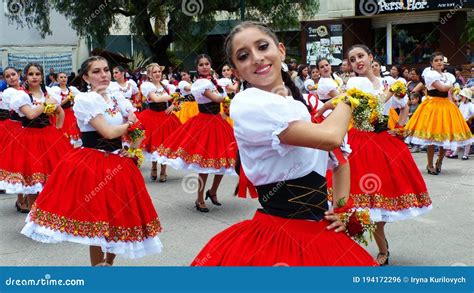 dancers in typical costumes of azuay province ecuador editorial photo image of cuenca