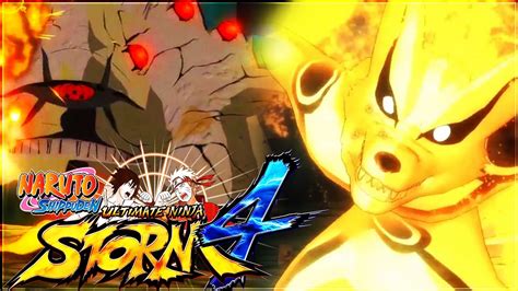 Naruto Shippuden Ultimate Ninja Storm 4 Kurama Vs Ten Tails Battle