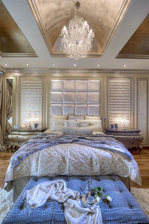 Modernist Transitional Home Master Bedroom By Perla Lichi Design