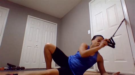Leg Core Tubing Workout On The Floor Youtube