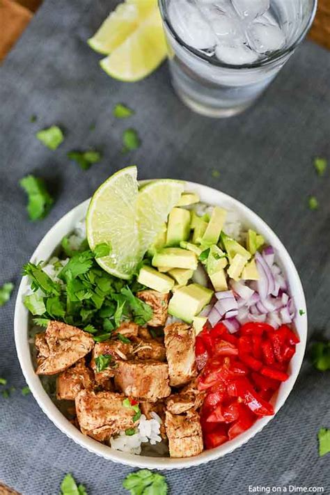 You're ready to book your next vacation, aren't you? Crock Pot Chipotle Chicken Bowl Recipe - Easy Chicken ...