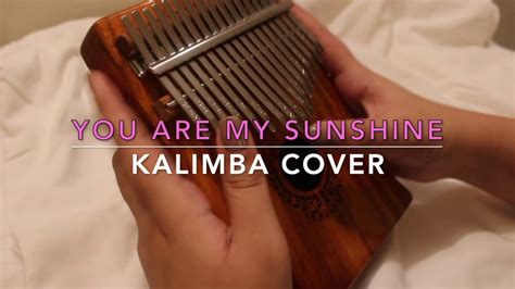 You Are My Sunshine Kalimba Cover With Numbered Notation Tabs Youtube