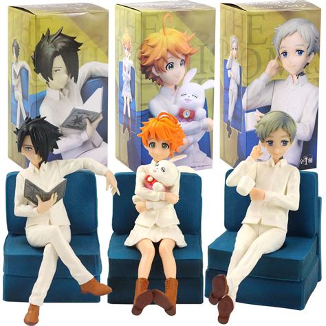 The Promised Neverland Emma Norman Ray Figure Pvc Action Model Toys