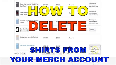Well, deleting an account to an internet service is not always easy. How to Delete Amazon Merch Shirts from Your Merch by ...