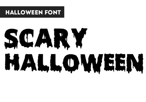 Free Spooky Halloween Font Types Psddude
