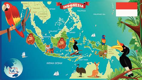 Peta Kartun Indonesia Ilustrasi Stok Unduh Gambar Sekarang Istock