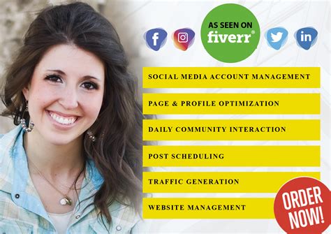 Yearly Social Media Management Fiverr Special Krissy Owens Laugh Learn Inspire