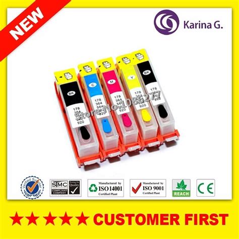 5x Refillable For Hp178 Hp 178 Empty Ink Cartridge Suit For Hp