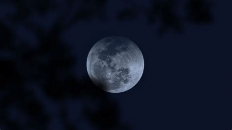 Download Wallpaper 2048x1152 Moon Full Moon Night Darkness Ultrawide