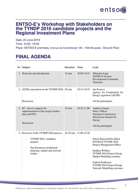 Project Management Meeting Agenda | Templates at allbusinesstemplates.com