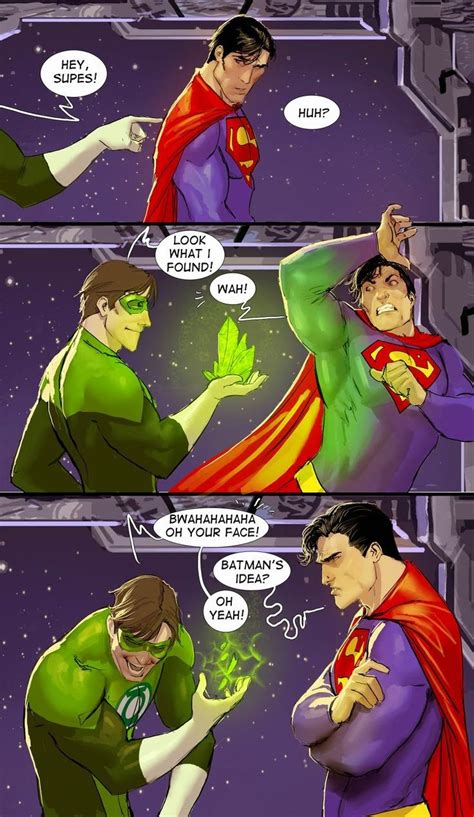 Dc Kryptonite Funny Comics Dc Comics Funny Pictures