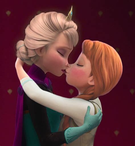 The Kiss Seen Around The World R Frozen Edit Took The