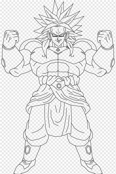 Los mejores dibujos para colorear e imprimir con los niños. Imagen De Broly Para Pintar : Imagenes De Goku Y Sus ...