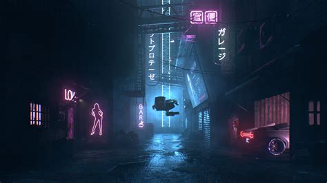 Artstation Cyberpunk Alley