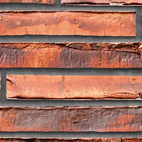 Clay Bricks Wall Cladding Pbr Texture Seamless 21727