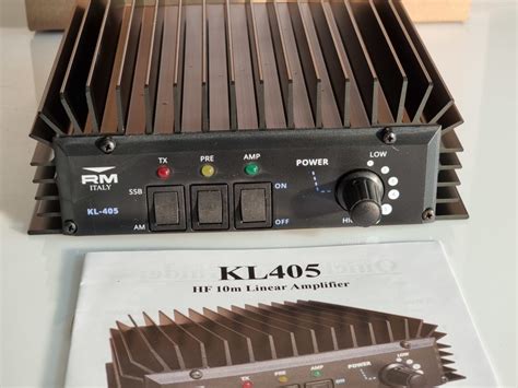 Rm Italy Kl 405 Hf Linear Amplifier Atr