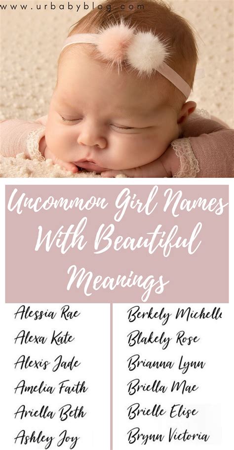 Unique And Meaningful Girl Names To Inspire You Ur Baby Blog