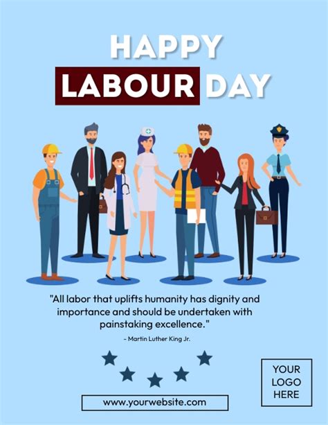 Happy Labor Day 2023 2024 Vorlage Postermywall