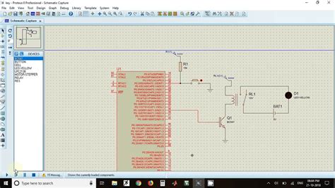 Key Sensing And Activating Relay Using Lpc2148 Youtube