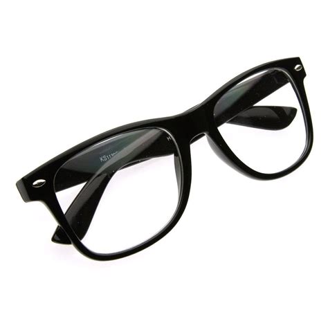Retro Clear Lens Nerd Geek Horned Rim Glasses 2873 In 2021 Geek