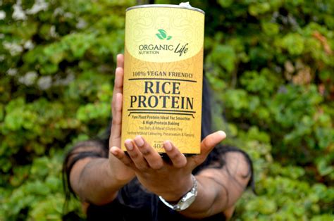 Organic Life Nutrition RICE Protein Powder Review FitNish Com