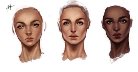 Face Study By Marcelafreire Face Study Face Study