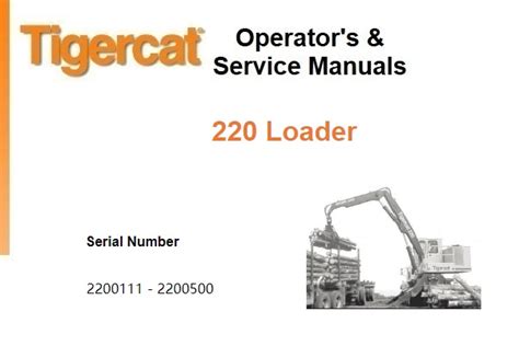 Tigercat Loader Service Repair Manual
