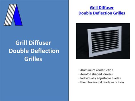 Ppt Grill Diffuser And Double Deflection Grilles Powerpoint