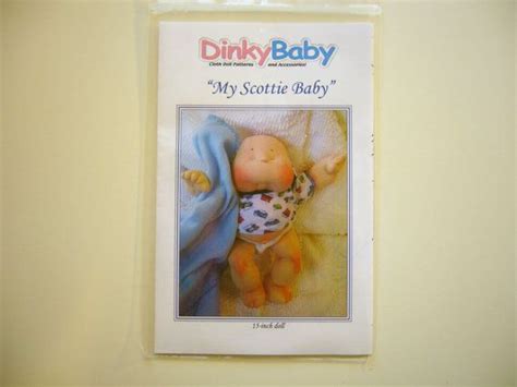 Dinky Baby Pattern 100 My Scottie Baby 15 Inch Doll Old Etsy Baby