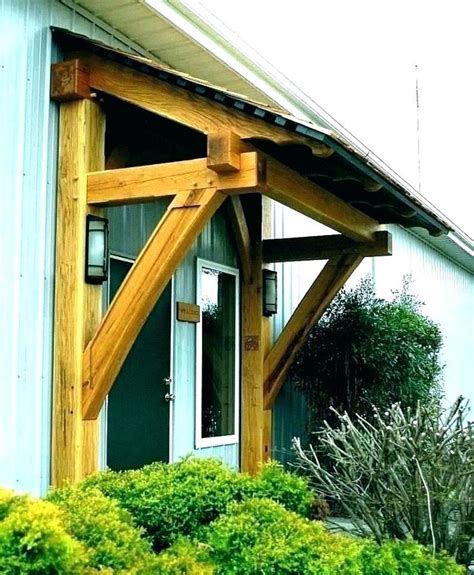 How To Build A Wood Awning Over Patio Door