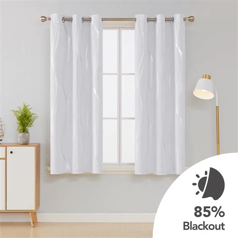 Deconovo Grommet Thermal Insulated Window Panels Blackout Curtains