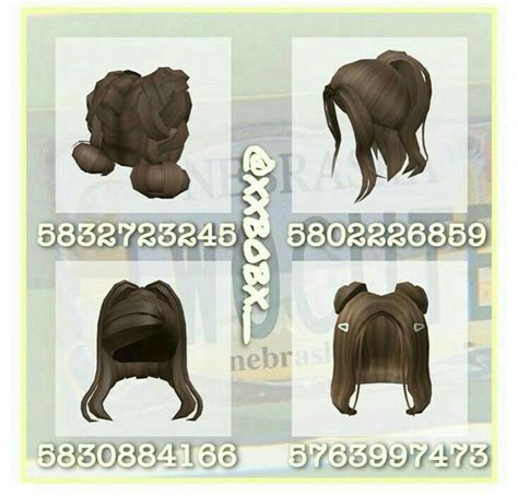 Pin By Cyana Hall On Bloxburg Decal Codes Hair Codes Codes For Bloxburg