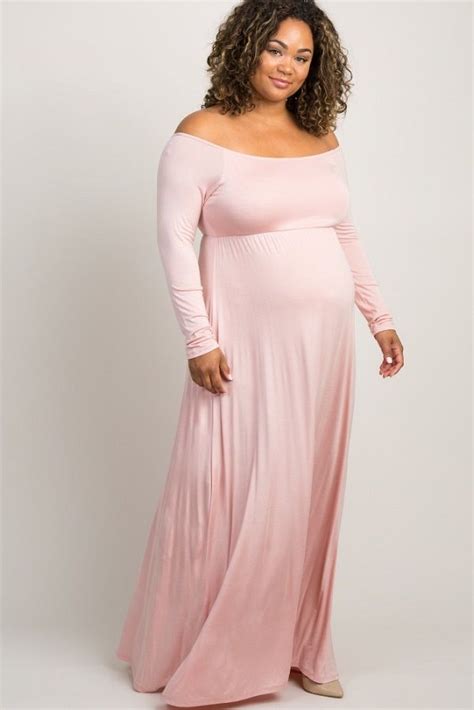 Pink overall dress plus size. Pin on Plus Size Maternity Dresses