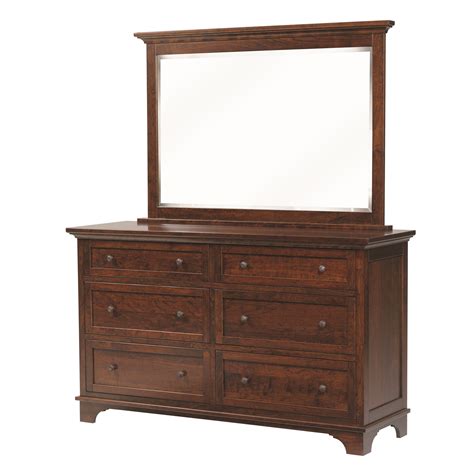 Arlington 6 Drawer Dresser And Mirror The Oak Country Peddler