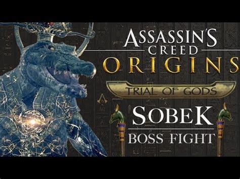 ASSASSIN S CREED Origins Trial Of Gods SOBEK Boss Fight SpeedRun 2