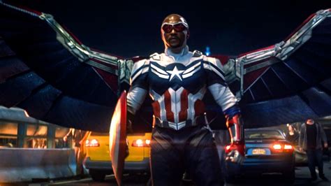 Anthony Mackies Captain America Suit Revealed In New Footage From